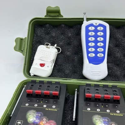 Bộ điều khiển từ xa theo chuỗi không dây lạnh 12 10 kênh bánh 500m hệ thống bắn pháo hoa