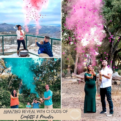 Giới tính tiết lộ súng trường thuốc lá Blue Smoke Cannon cho lễ hội lễ hội