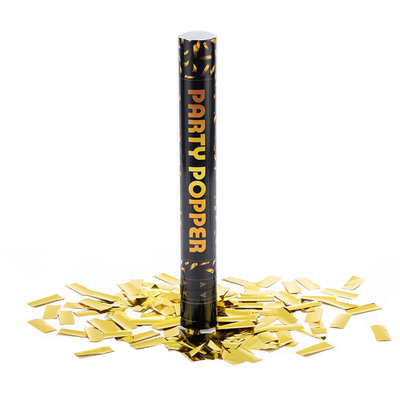 Confetti đám cưới cầm tay Popper Gold Confetti Shooter Cho trang trí bữa tiệc lễ hội