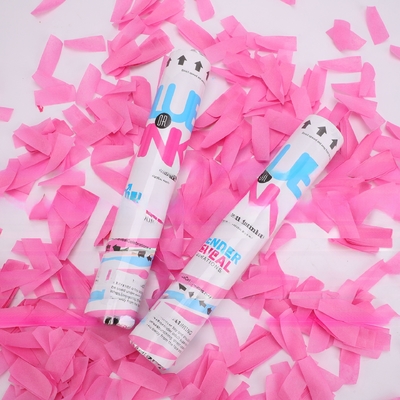Confetti Shooter kim loại bóng rực Biodegradable Cannon cho các mặt hàng bữa tiệc