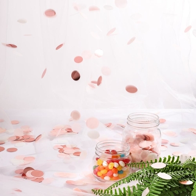 Pink Circle Tissue Paper Confetti Lễ kỷ niệm Đám cưới Lễ kỷ niệm sinh nhật