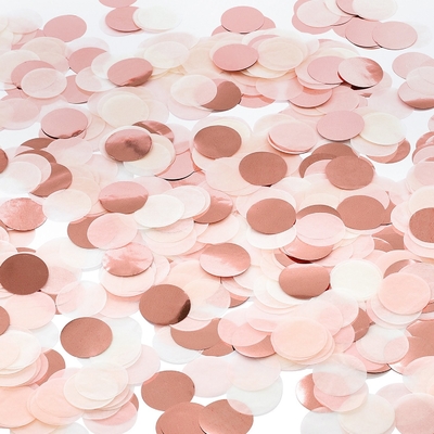Pink Circle Tissue Paper Confetti Lễ kỷ niệm Đám cưới Lễ kỷ niệm sinh nhật