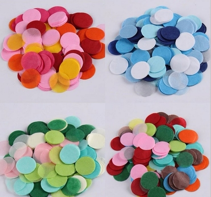 Pink Circle Tissue Paper Confetti Lễ kỷ niệm Đám cưới Lễ kỷ niệm sinh nhật