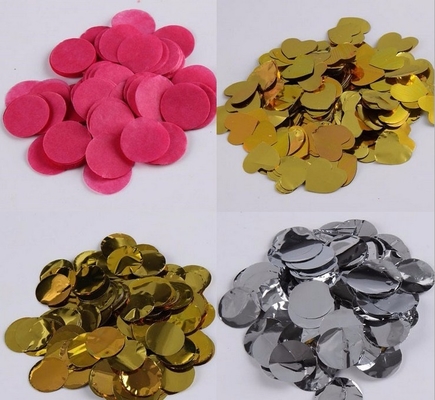 Pink Circle Tissue Paper Confetti Lễ kỷ niệm Đám cưới Lễ kỷ niệm sinh nhật