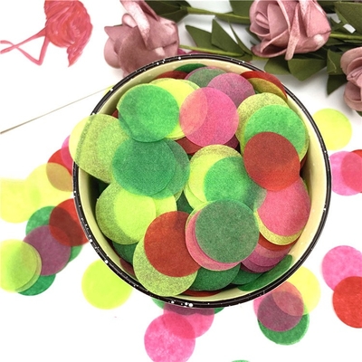 Bảng giấy vải hình tròn Confetti Party Poppers Biodegradable