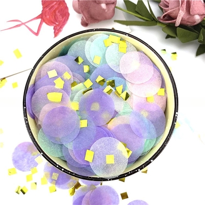 Bảng giấy vải hình tròn Confetti Party Poppers Biodegradable