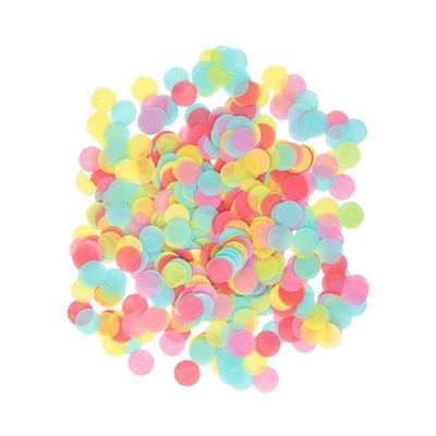 Confetti Vòng tròn Dots Rainbow Confetti For Party Table Wedding Celebrations Bảng giấy phân hủy sinh học đa màu