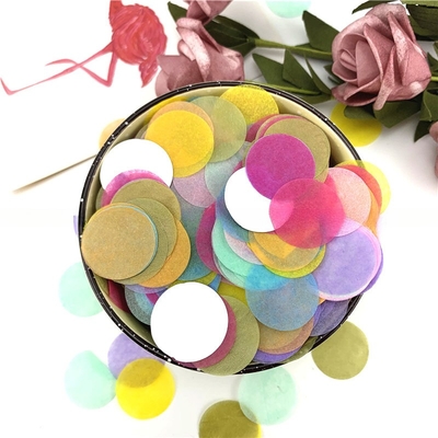 Trang trí đám cưới Bữa tiệc sinh nhật Bảng giấy bạc hình tròn nhiều màu Confetti