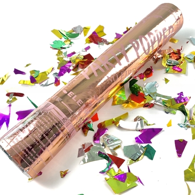 Giới tính Confetti Poppers Biodegradable Giới tính tiết lộ màu sắc Confetti Hiệu ứng khói