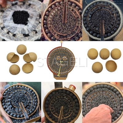 Hemisphere giấy vỏ lửa màn hình vỏ 2' 3' 4' 5' 6' 8 inch