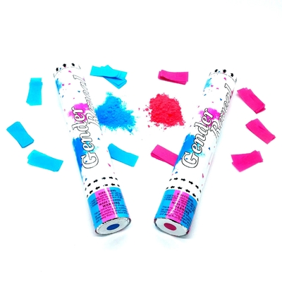 30cm cầm tay tiết lộ giới tính Khói Confetti Bầu pháo với năng lượng khí nén