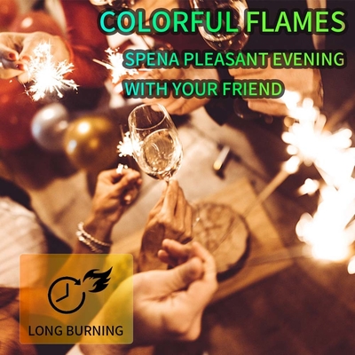 Màu sắc Magic Powder Fire 10 x 10 g Magic Flame Màu sắc Fire Powder Neon Flames