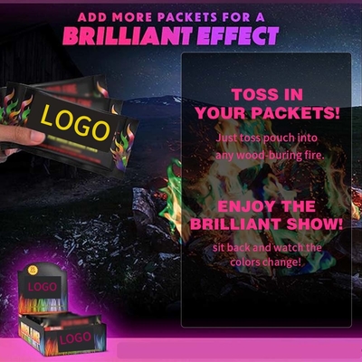 MEKER Fire Color Changing Packets tạo ra một màn trình diễn lửa đầy màu sắc cho ngọn lửa trại của bạn