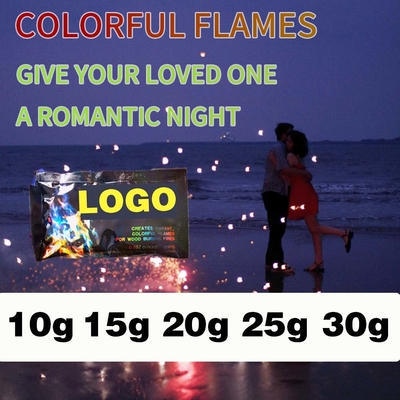 Hiệu ứng huyền bí Bột ma thuật Ngọn lửa màu sắc sôi động Ngọn lửa cắm trại lò sưởi Tiệc Giáng sinh Năm mới pháo hoa