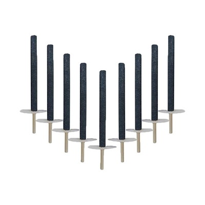 Nhiều màu Cotton Thread Cloth Wax Procession Torch Candle để đốt lửa bên ngoài