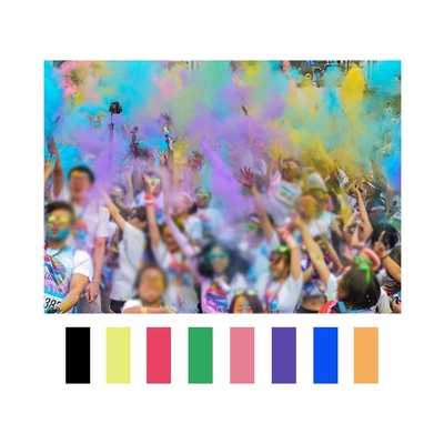 Đám cưới hoặc trẻ em sơn sắc tố hữu cơ Holi Gulal bột cho các chất nhuộm dễ rửa