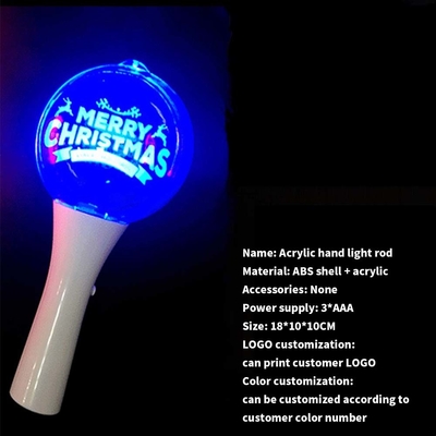 Festival LED Ball Sticks Light Up Ball Wand For Concert Supply, LED Glow Flashing Stick (Điều cần thiết cho buổi hòa nhạc)