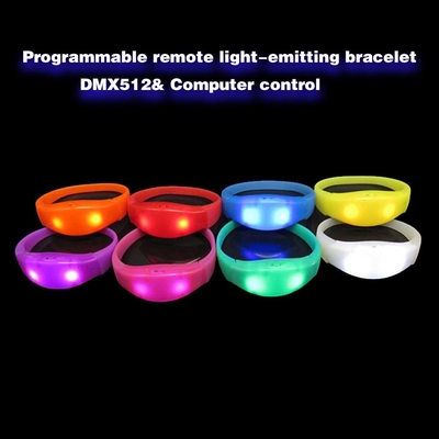 Chiếc vòng đeo tay LED với điều khiển không dây và RFID để quản lý đám đông ODM