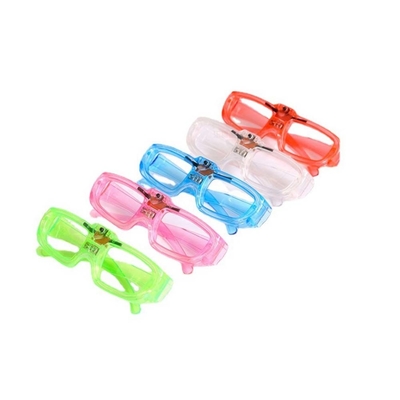 Đèn đèn LED màu đồ chơi màn trập ánh sáng kính bữa tiệc kính mắt LED bữa tiệc sinh nhật đồ dùng đèn flash thay đổi kính sáng 3D