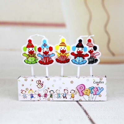 Cartoon hình nghệ thuật nến cho trẻ em trang trí bánh làm bằng tay ở Mexico khoảng 110g