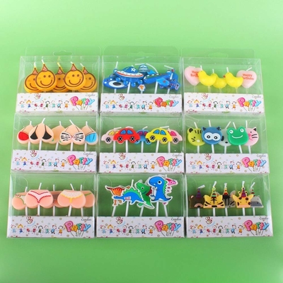 Cartoon hình nghệ thuật nến cho trẻ em trang trí bánh làm bằng tay ở Mexico khoảng 110g
