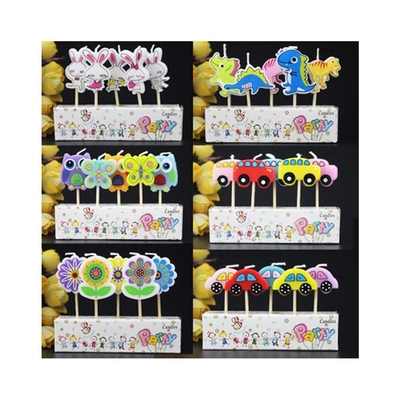 Cartoon hình nghệ thuật nến cho trẻ em trang trí bánh làm bằng tay ở Mexico khoảng 110g