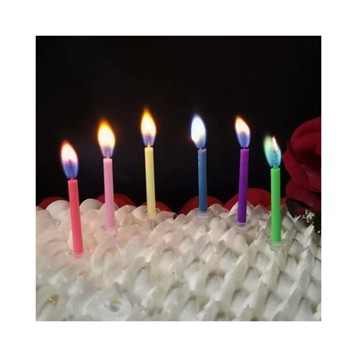 12 Đếm màu lửa bánh sinh nhật nến không mùi thơm hoàn hảo cho sinh nhật hạnh phúc