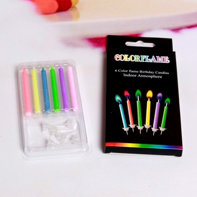 Creative Rainbow Flame Candle cho trang trí bữa tiệc và lễ kỷ niệm sinh nhật