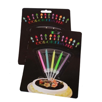 Creative Rainbow Flame Candle cho trang trí bữa tiệc và lễ kỷ niệm sinh nhật