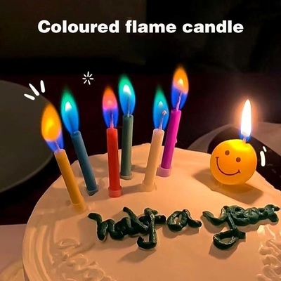 Creative Rainbow Flame Candle cho trang trí bữa tiệc và lễ kỷ niệm sinh nhật