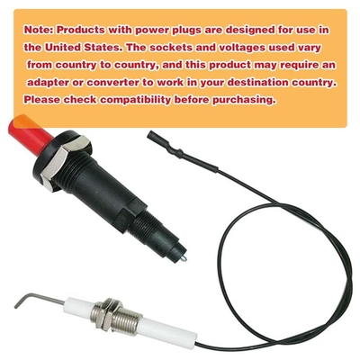 Gas Grill Bấm nút bếp Đèn lửa Piezo Ignition Kit Universal Threaded Spark Plug