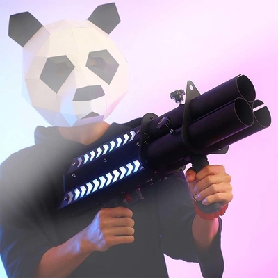 Bức giấy Confetti Party Gun Bức trường Khí hậu Thiết bị Confetti Điện Bức súng bắn súng Ba đầu