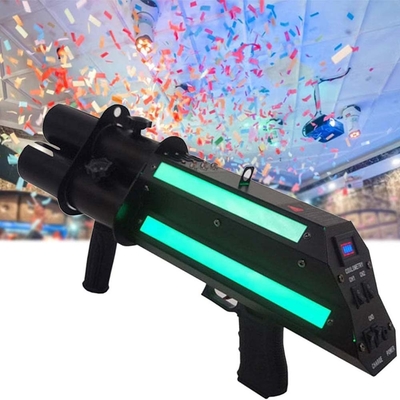 Bức giấy Confetti Party Gun Bức trường Khí hậu Thiết bị Confetti Điện Bức súng bắn súng Ba đầu