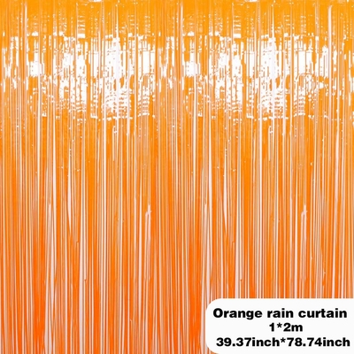 Lễ hội sinh nhật Hậu trường Photo Booth Fringe Tassel Door Foil Curtain