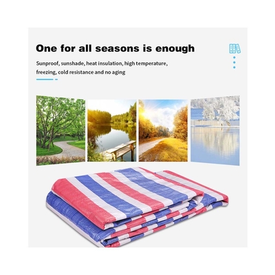 Không thấm nước tùy chỉnh trọng lượng Laminated PE Tarpaulin nhựa Tarps vải vải cho ngoài trời Truck Cover