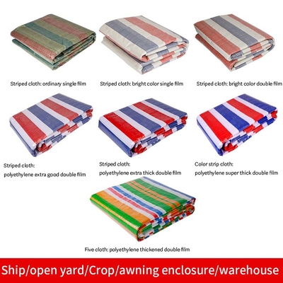 Không thấm nước tùy chỉnh trọng lượng Laminated PE Tarpaulin nhựa Tarps vải vải cho ngoài trời Truck Cover