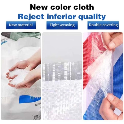 Không thấm nước tùy chỉnh trọng lượng Laminated PE Tarpaulin nhựa Tarps vải vải cho ngoài trời Truck Cover