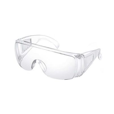 Trò chơi ngoài trời Transparent Wide Vision Sports Safety Goggles khung polycarbonate rõ ràng