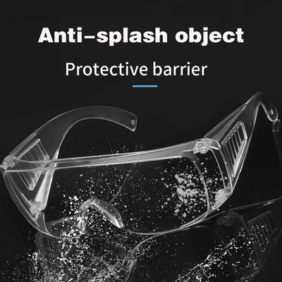 Trò chơi ngoài trời Transparent Wide Vision Sports Safety Goggles khung polycarbonate rõ ràng