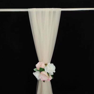 Áo polyester tulle tùy chỉnh nhuộm mềm Màu sắc tinh khiết Cho trang trí đám cưới ngoài trời