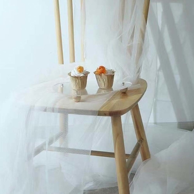 Áo polyester tulle tùy chỉnh nhuộm mềm Màu sắc tinh khiết Cho trang trí đám cưới ngoài trời