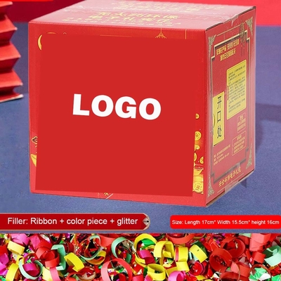 Đám cưới Confetti Gunner Square Cannon hiệu ứng tùy chỉnh Phân tổ chức tấm giấy màu sắc