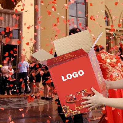 Đám cưới Confetti Gunner Square Cannon hiệu ứng tùy chỉnh Phân tổ chức tấm giấy màu sắc