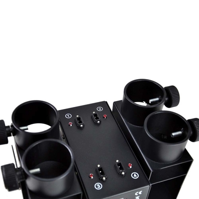 120W 4 đầu Máy phóng Confetti điện tử với điều khiển DMX cho Cannon Confetti sinh nhật cưới