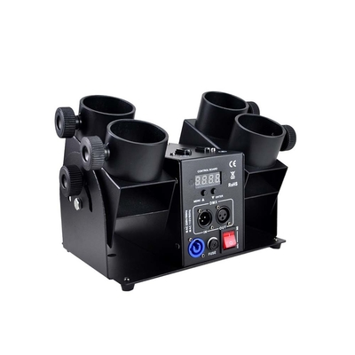 120W 4 đầu Máy phóng Confetti điện tử với điều khiển DMX cho Cannon Confetti sinh nhật cưới