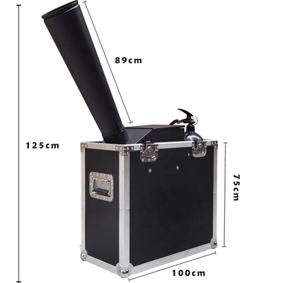 8M Jet Paper Co2 Cyclone Confetti Cannon Machine Hiệu ứng sân khấu nhỏ cho khu vực phủ 60-100m vuông