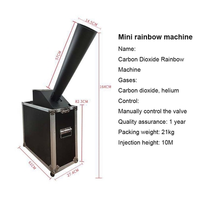 8M Jet Paper Co2 Cyclone Confetti Cannon Machine Hiệu ứng sân khấu nhỏ cho khu vực phủ 60-100m vuông