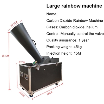 8M Jet Paper Co2 Cyclone Confetti Cannon Machine Hiệu ứng sân khấu nhỏ cho khu vực phủ 60-100m vuông