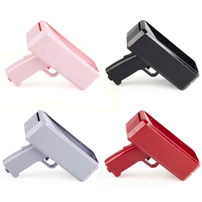 Trang trí tiệc sinh nhật Tiền mặt Cannon Spray Nhựa thật Scatter Pistol Vàng Đồ chơi Đô la Tiền súng cho đồ tiệc