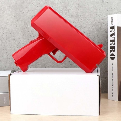 Trang trí tiệc sinh nhật Tiền mặt Cannon Spray Nhựa thật Scatter Pistol Vàng Đồ chơi Đô la Tiền súng cho đồ tiệc